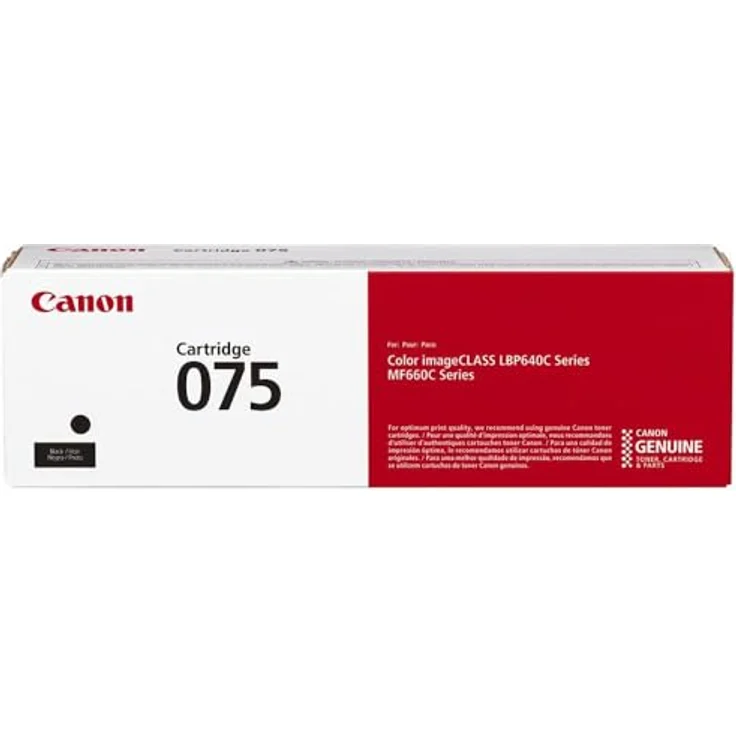 Canon Toner Cartridge 075 BK, schwarzer Toner für hohe Druckqualität – Bild 2