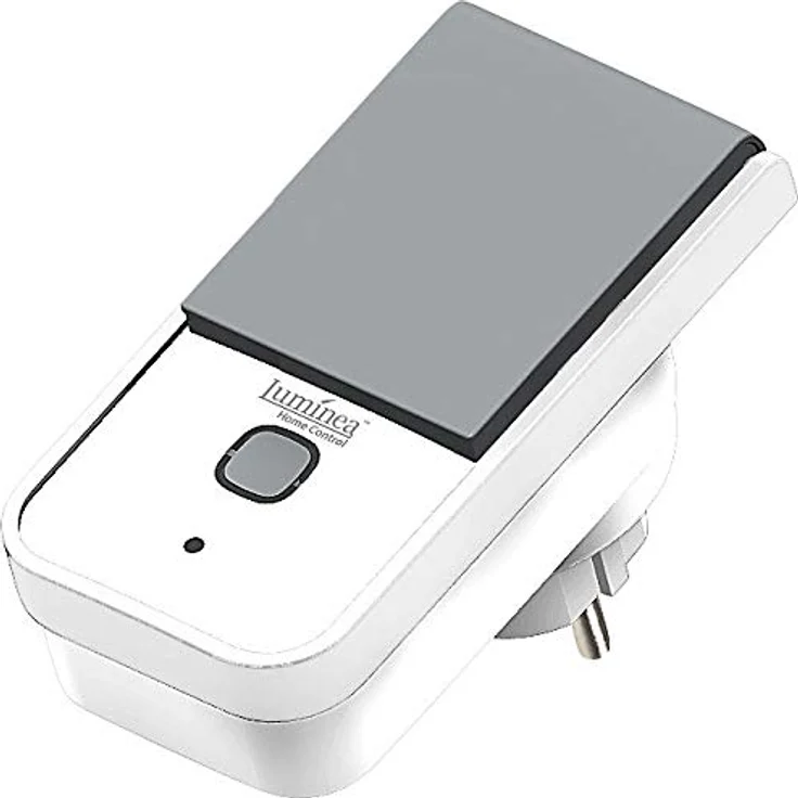 Luminea Home Control WLAN Steckdose Aussen SF-550, Smarte Outdoor-Steckdose mit App, Energiekostenmesser, IP44, kompatibel mit Alexa und Google Assistant – Bild 3