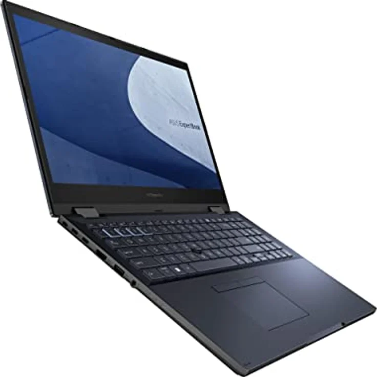 ASUS ExpertBook B2502FBA-N80178X i7-1260P Hybrid (2-in-1) 39,6 cm (15.6 Zoll) Touchscreen Full HD Intel® Core™ i7 16 GB DDR4-SDRAM 1000 GB SSD Wi-Fi 6E (802.11ax) Windows 11 Pro Schwarz – Bild 1