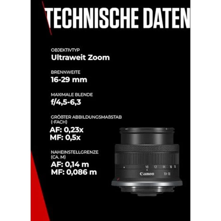 Canon RF-S 10-18mm F4.5-6.3 IS STM Weitwinkelobjektiv, Super-Weitwinkelbrennweite bis 10 mm, optischer Bildstabilisator – Bild 10
