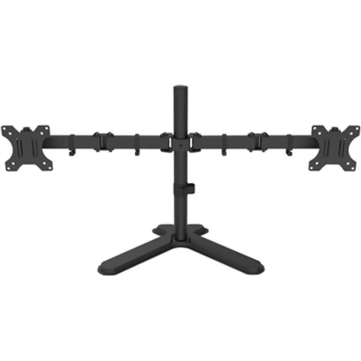 Iggual IGG317129, Freistehende TV-Halterung für 32 Zoll (81,3 cm) Monitore mit Höhenverstellung, schwarz