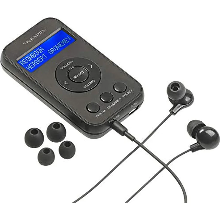 VR-Radio DAB Radio Kopfhörer Digitales Taschenradio mit DAB+/FM – Bild 5