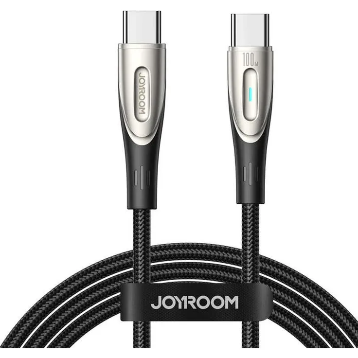 Joyroom Star-Light Series SA27-CC5, USB-C/USB-C-Kabel, 100 W, 1,2 m, schwarz