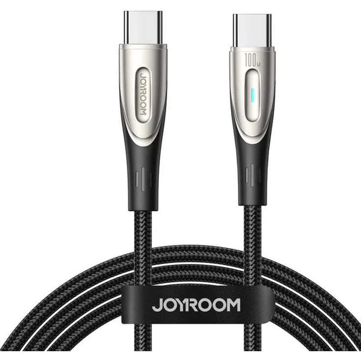 Joyroom Star-Light Series SA27-CC5, USB-C/USB-C-Kabel, 100 W, 1,2 m, schwarz