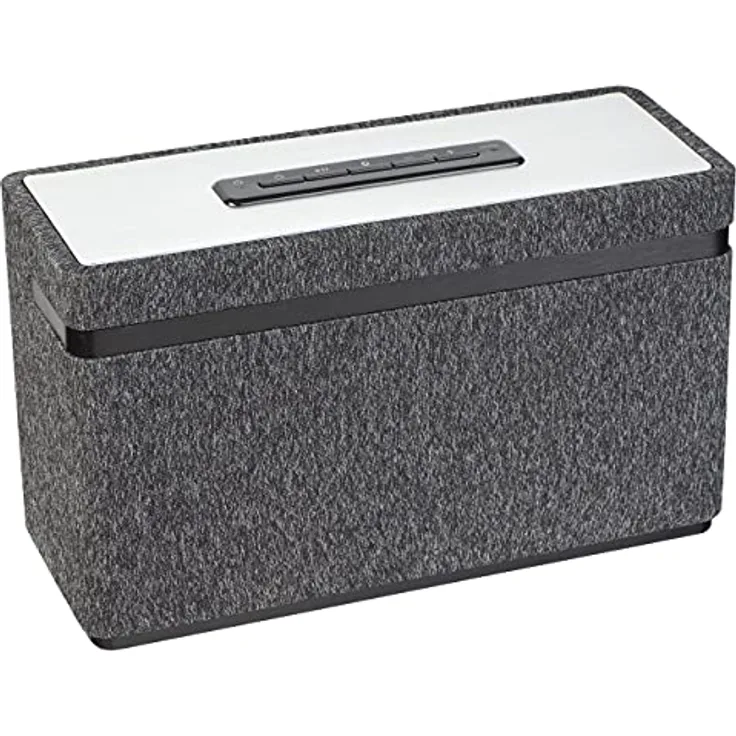 Terris CCM 283 Multiroom Lautsprecher mit W-LAN Streaming, Aux-In & Bluetooth Funktion - kompakte Sound-Anlage mit 20 Watt RMS Stereolautsprecher