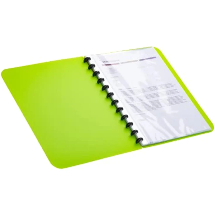 OXFORD Präsentationsordner Oxford Ringmappe manageMe! vario-zipp, DIN A4, grasgrün - Flexibles Sichtbuch für Profis – Bild 5
