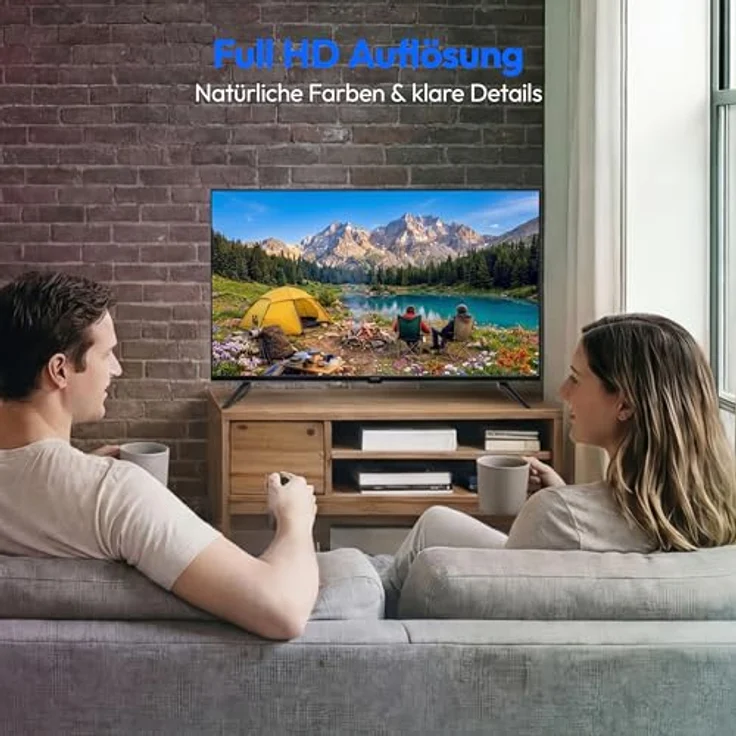 MEDION MD 840002, 100,3 cm (40 Zoll) Full HD Fernseher mit Triple Tuner DVB-T2/C/S2, 2 x HDMI, USB und integrierten Mediaplayer – Bild 3