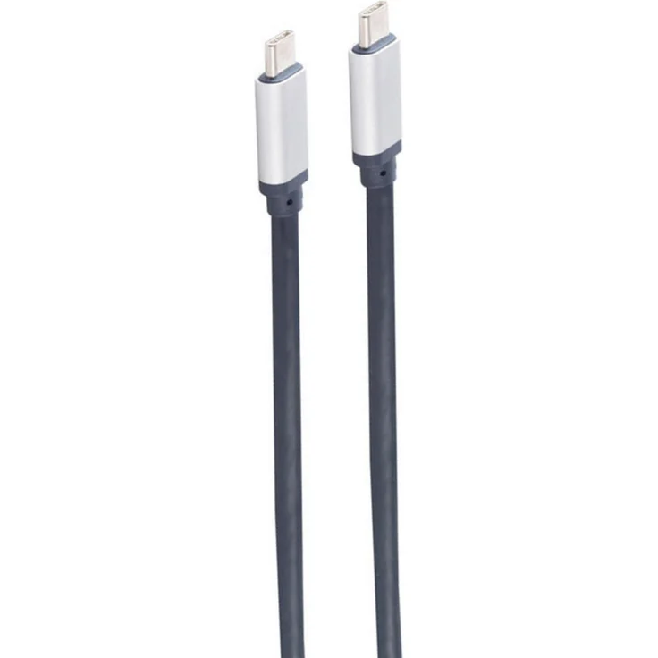 shiverpeaks PROFESSIONAL USB 2.0 Kabel USB-C - USB-C, 3m, 480 Mbit/s, blau, vergoldete Kontakte, flexible 'Highflex' PVC Ummantelung