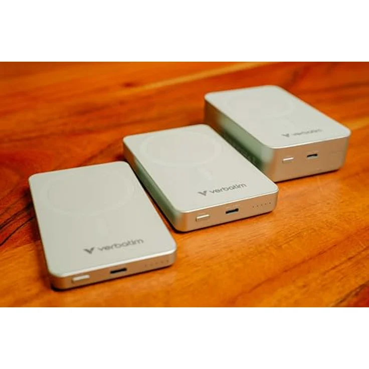 Verbatim Charge 'n' Go Essentials Power Bank, 5000mAh mit magnetischem kabellosem Laden, grün – Bild 6