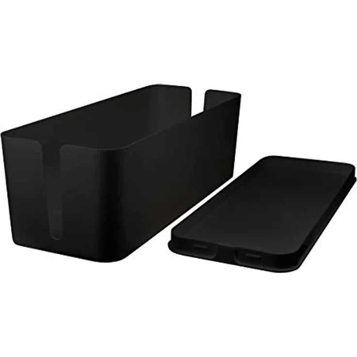 Logilink Kabelbox LogiLink, groß, schwarz, 400x160x135mm (KAB0062) – Bild 3