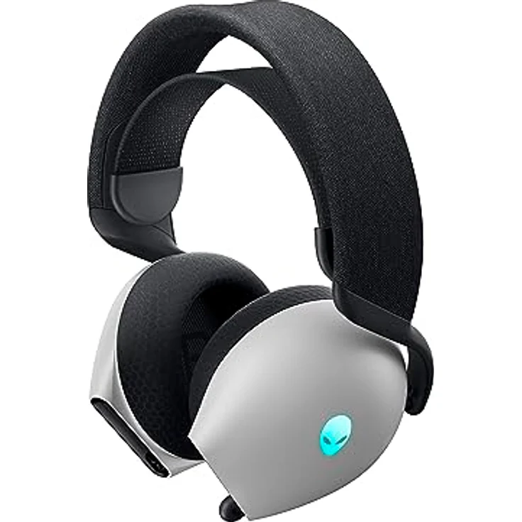Alienware AW720H Dual-Mode kabelloses Gaming Headset - Farbe Lunar Light – Bild 4