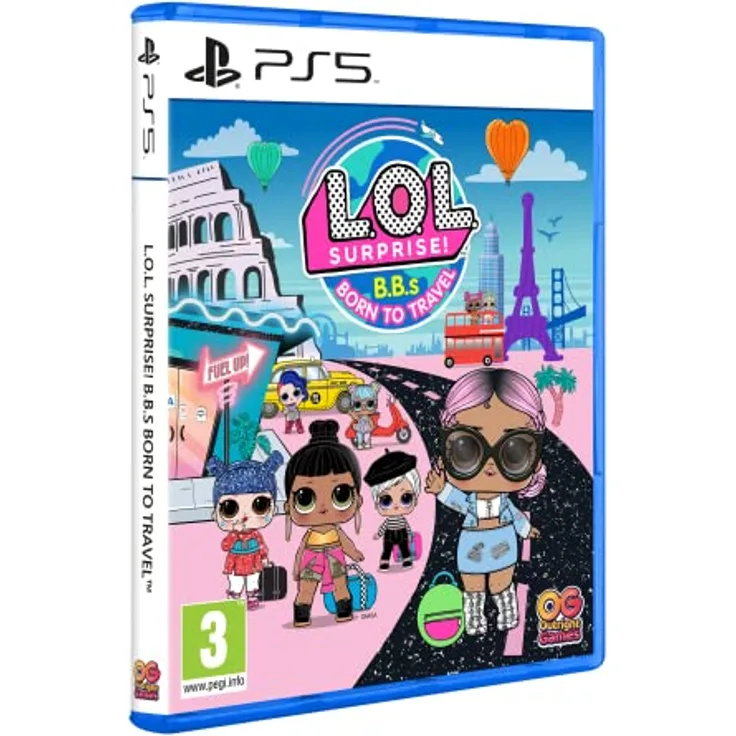 Outright Games LOL Surprise! B.B.s BORN TO TRAVEL - PS5, PS5-Game mit 30 Stages in 5 iconic cities