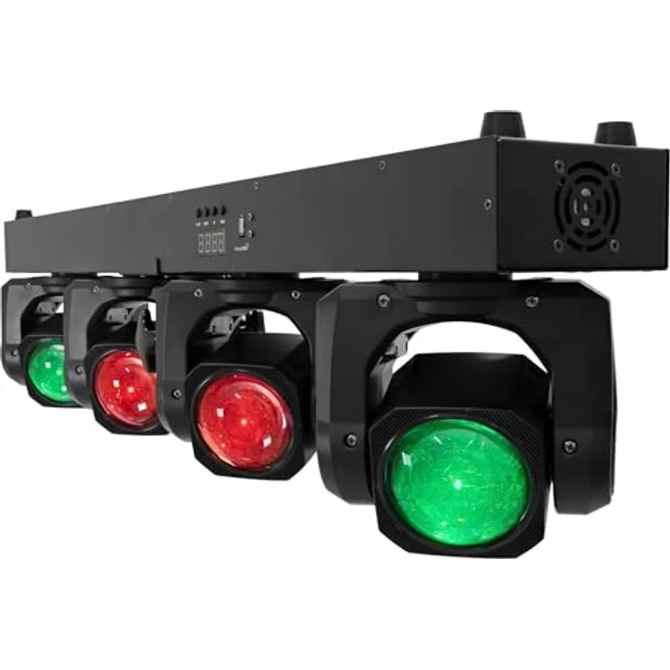 Eurolite LED TMH Bar B240 MH Beam, LED-Lichtanlage mit 4x 60 W Moving-Heads, 540° PAN, 180° TILT, DMX und Sound-to-Light Steuerung – Bild 3
