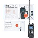 PNI Escort HP 82, tragbares CB-Handfunkgerät mit 4 W Sendeleistung, 7 Standards und 1800-mAh-Akku