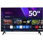 MEDION MD 850601, 125,7 cm (50 Zoll) QLED Fernseher mit 4K UHD, Dolby Vision HDR, Smart-TV und Bluetooth