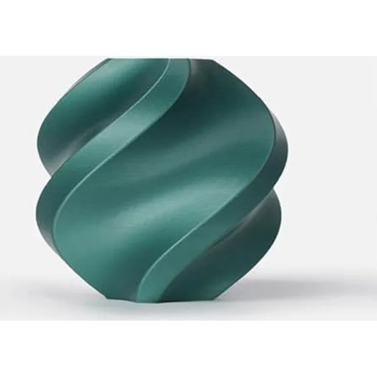 BAMBULAB BAM-A02-G2-1.75-1000-SPL PLA Metall-Filament oxidiertes Grün metallic, mit wiederverwendbarer Bambusspule, hohe Schlagfestigkeit