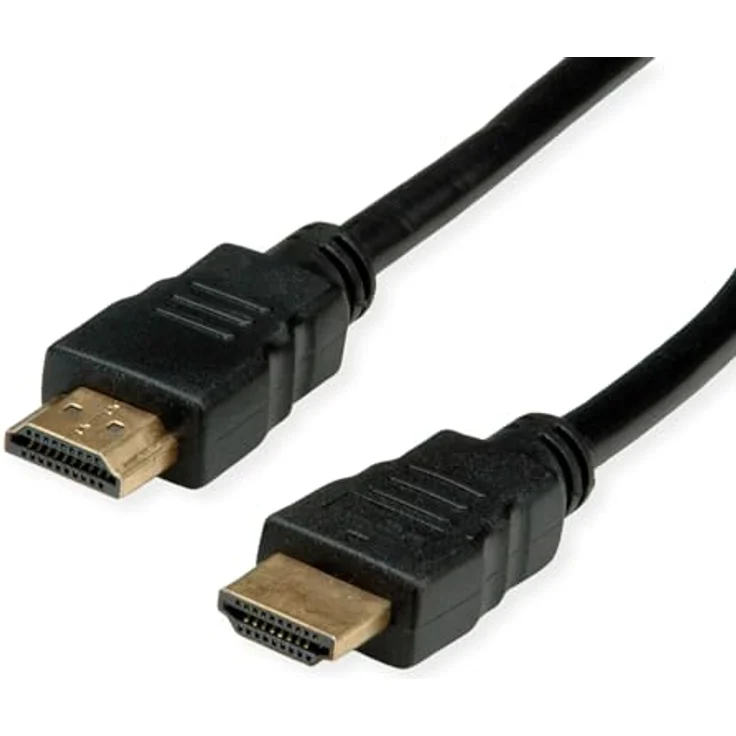 ROLINE RM HDMI High Speed Kabel, 2 m mit Ethernet, 4K Auflösung bis 3840x2160 @60Hz, schwarz, nachhaltig aus 50% recyceltem Material – Bild 2