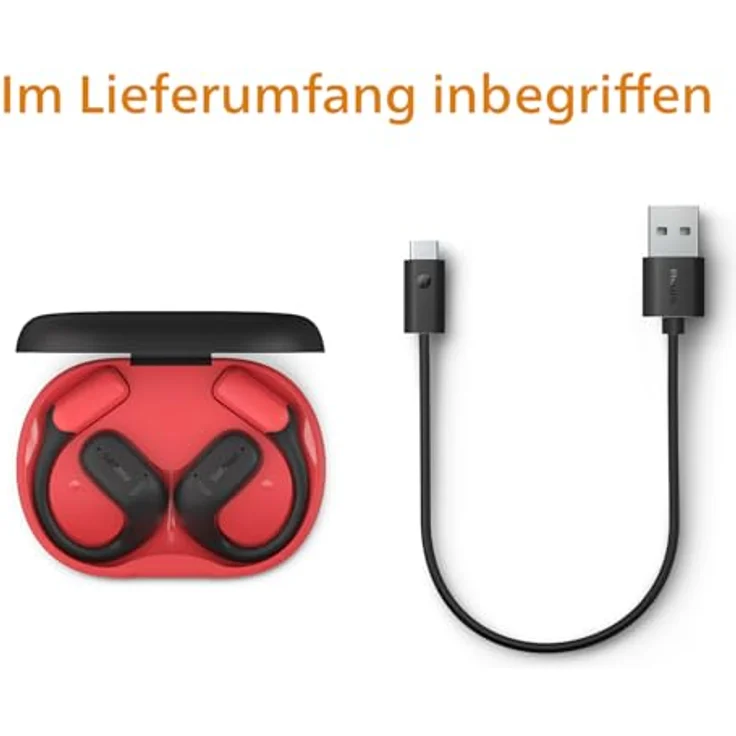 Philips Taa6709bk Drahtlose Sportkopfhörer Durchsichtig One Size, IP55 wasser- und staubresistent – Bild 4