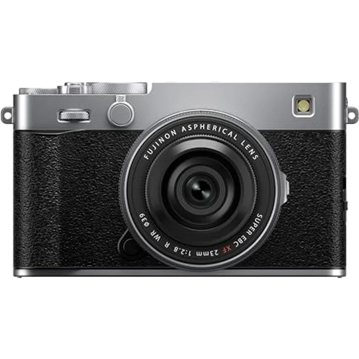 FUJIFILM X-E5, Systemkamera mit 40,2 MP, X-Trans CMOS 5 HR Sensor, IBIS, XF23mm Kit, Silber – Bild 1