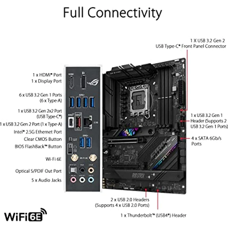 ASUS ROG STRIX B760-F GAMING WIFI Mainboard Sockel Intel LGA 1700 – Bild 5