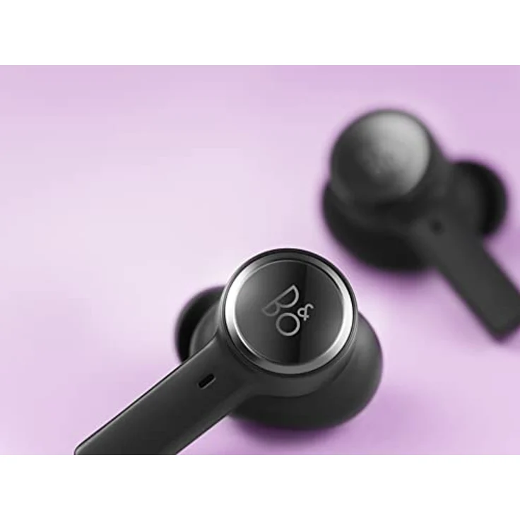 Bang & Olufsen Beoplay EX - Kabelloser Bluetooth Noise Cancelling In-Ear Kopfhörer, 6 Mikrofone, 28 Stdn Akkulaufzeit, Wasserdichte Kopfhörer für Arbeit, Sport, Freizeit + USB-C, Ladebox - Schwarz – Bild 5