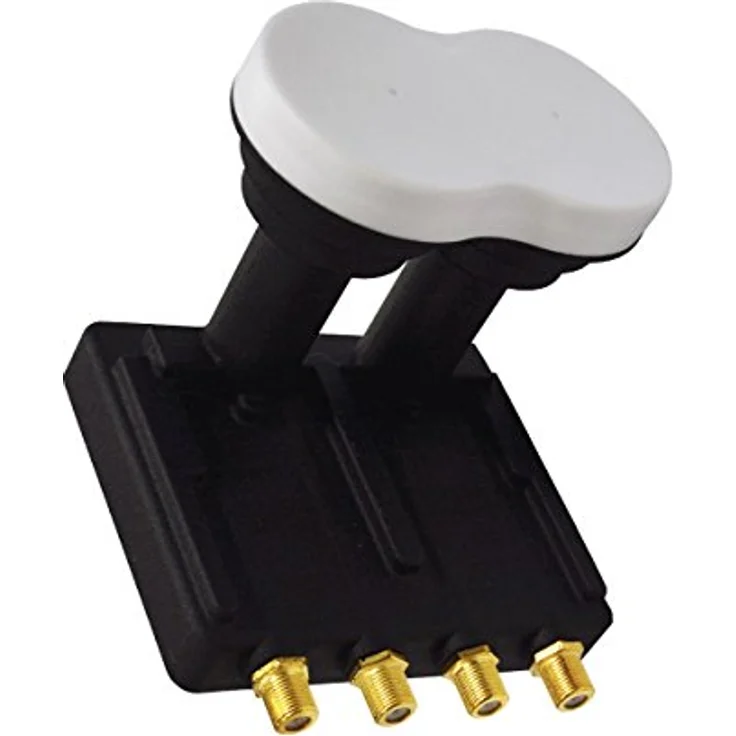Premium X Monoblock Quad LNB 3° PXMB-3Q 0,1 dB Astra 19,2° Eutelsat 16° HDTV FullHD UltraHD 4K 3D tauglich für 4 Teilnehmer für 80-85cm Schüssel – Bild 2