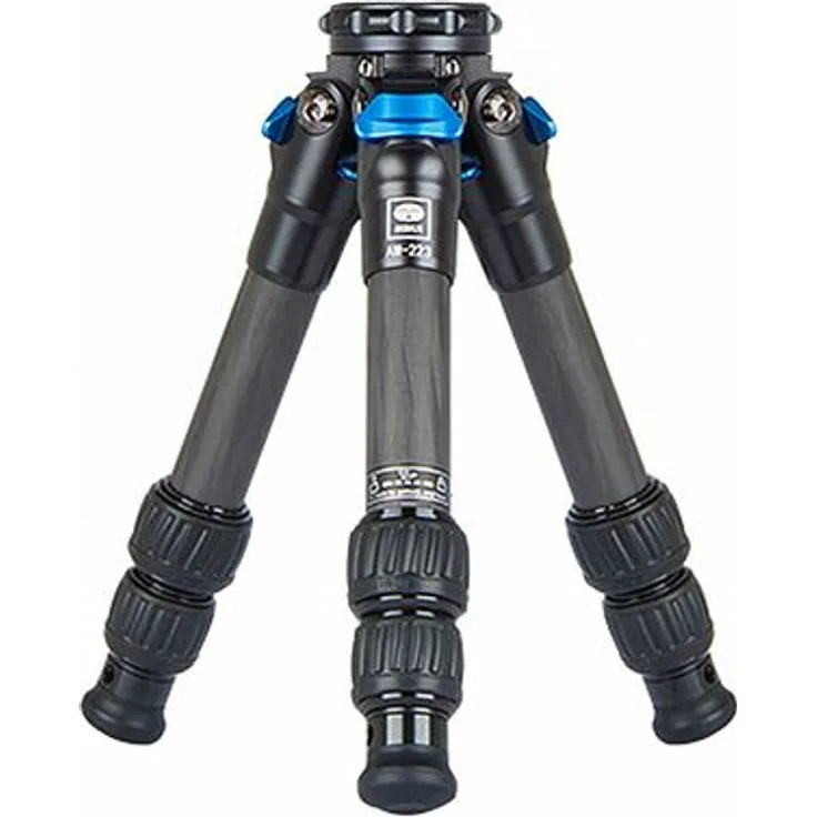 Sirui Compact XL Powerzwerg Dreibeinstativ Carbon, kompaktes Ministativ mit drei Arbeitshöhen und rutschfesten Gummifüßen