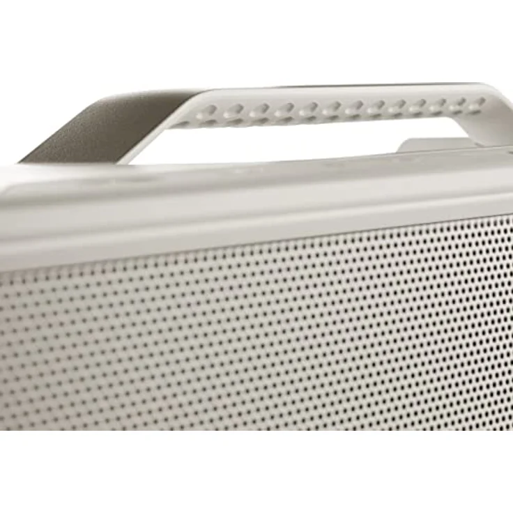 Teufel BOOMSTER (3. Gen.) Robuster Bluetooth Lautsprecher mit 2.1-Stereo-System Soundsystem DAB+ und FM-RDS-Radiotuner Schutz vor Strahlwasser nach IPX5-Norm Weiß – Bild 4