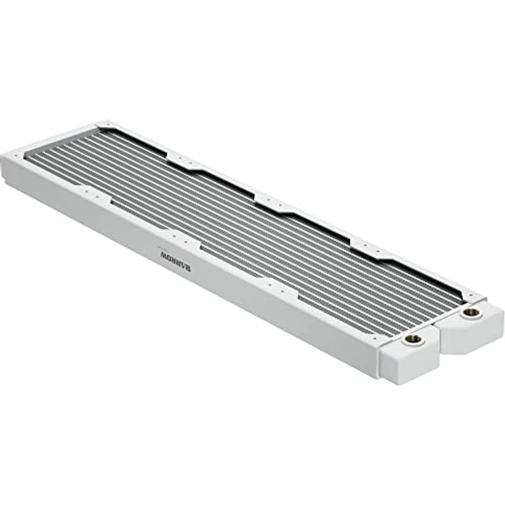 Barrow Dabel-28a Radiator 480 mm - weiß, Rote Kupferlamellen mit hoher Dichte, Multi-Channel Zirkulation, Drehbarer Durchgang – Bild 1