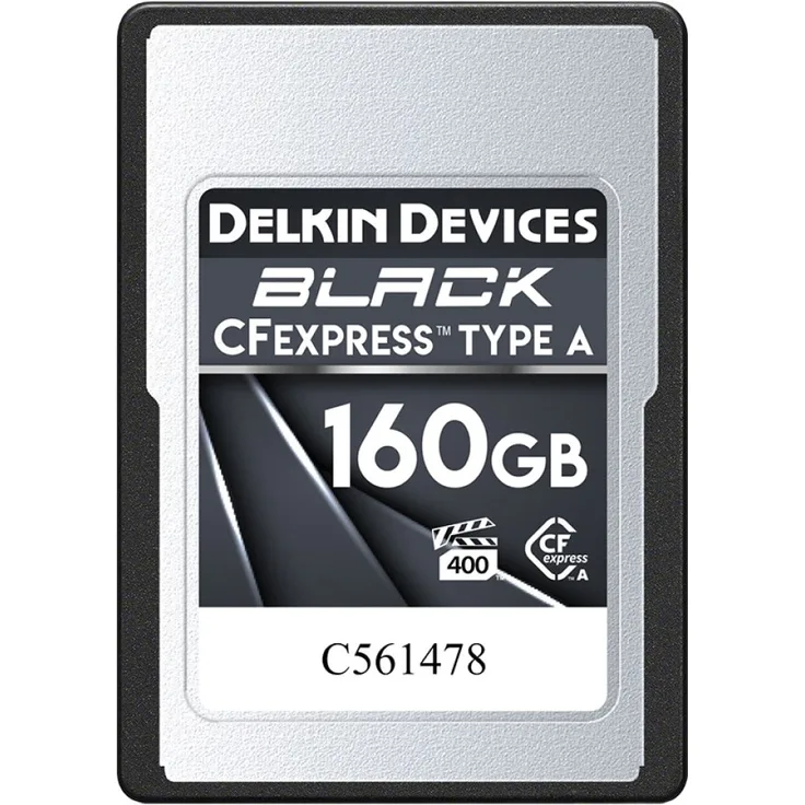Delkin Black Cfexpress (CFexpress Typ A, 160 GB), Speicherkarte