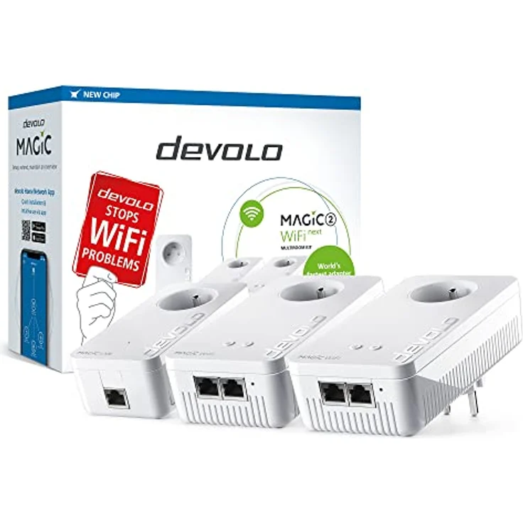 Devolo Magic 2 (1200 Mbit/s), Powerline, Weiss – Bild 2