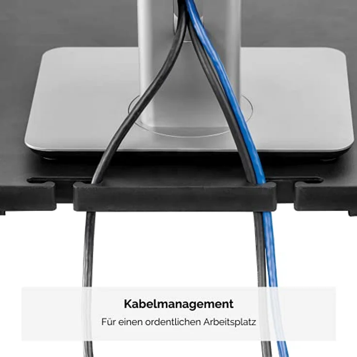Fellowes Monitorständer Premium, höhenverstellbar in 5 Stufen, ergonomisch, sehr stabil für Monitore bis 21 Zoll,), mit Ablage – Bild 4