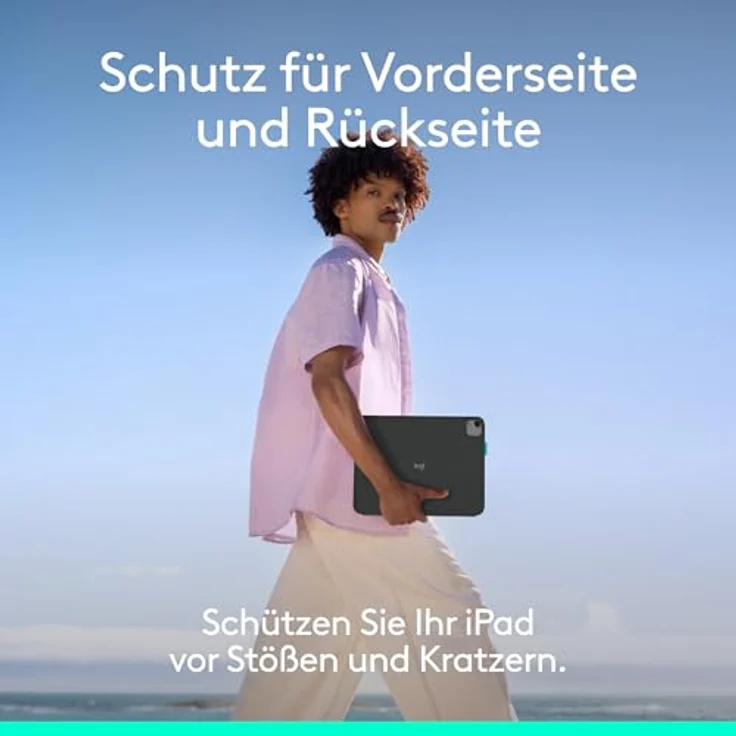 Logitech 920-013397, Tablet Tastatur mit deutscher Tastenbelegung – Bild 4