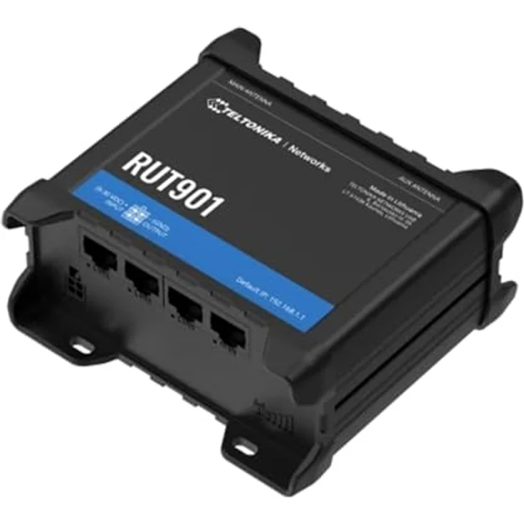Teltonika RUT901 (EU) LTE Router (RUT901000000), WLAN Hotspot, Dual SIM, Unterstützt MQTT, Modbus TCP, DNP3 – Bild 2