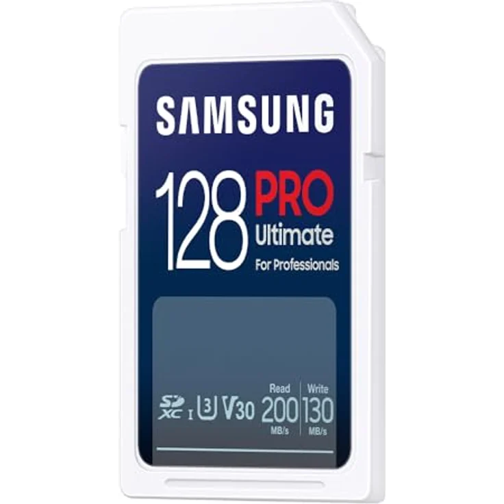 Samsung PRO Ultimate SD-Karte, 128 GB, UHS-I U3, Full HD & 4K UHD, 200 MB/s Lesen, 130 MB/s Schreiben, Speicherkarte für Smartphone, Drohne oder Action-Cam, MB-SY128S/WW – Bild 2