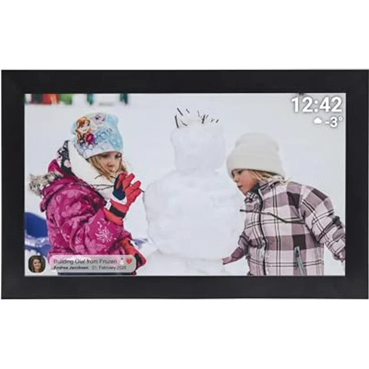 Denver PFF-1504, Digitaler Bilderrahmen 15,6" mit 1920 x 1080 Pixeln, Schwarz, Wi-Fi, 32 GB Speicher und Touchscreen – Bild 2
