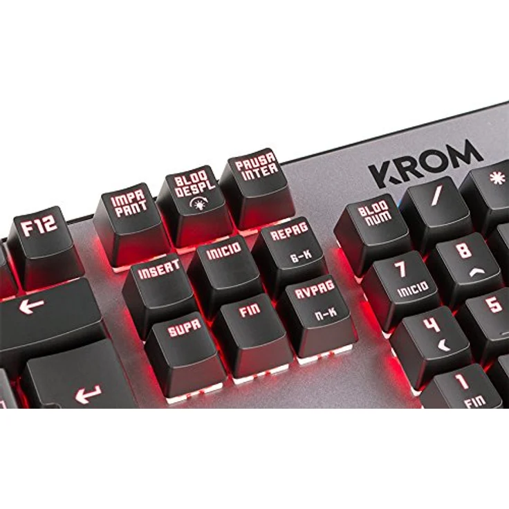 KROM Kernel USB Schwarz - Tastaturen (Standard, Verkabelt, USB, Mechanischer Switch, RGB-LED, Schwarz) – Bild 9