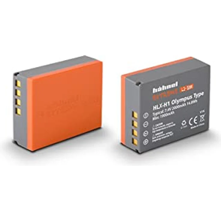 Hähnel Extreme HLX-H1 Lithium-Ionen-Akku für Olympus, 2000 mAh, 7,4V, robust, stoßfest und kältebeständig, Ersatz für BLH-1 Akku – Bild 2