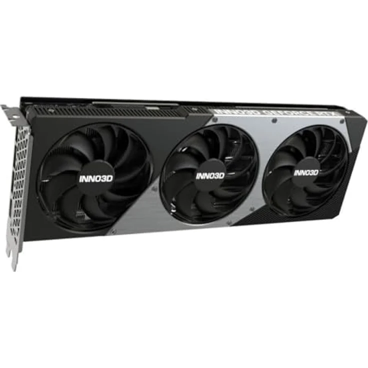 Inno3D GeForce RTX 5080 X3 OC 16GB GDDR7 Reflex 2 RTX AI DLSS4, Next-Gen-Grafikkarte mit außergewöhnlicher Leistung, Schwarz – Bild 3