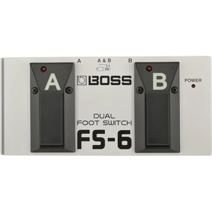 Boss by Roland Boss Doppelfußschalter FS-6 mit Klinkenkabel, 2 unabhängige Pedale, robustes Metallgehäuse, ideal für Live- und Studioanwendungen – Bild 3