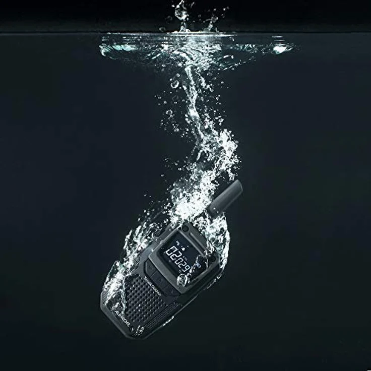 Albrecht Notfallset PMR-Advanced: Outdoor Funkgeräte + Kurbelradio inkl. Ladegeräte, Akkus, 29611, mit SOS-Notruf, Solarmodul, IP67 Wasserdicht – Bild 2