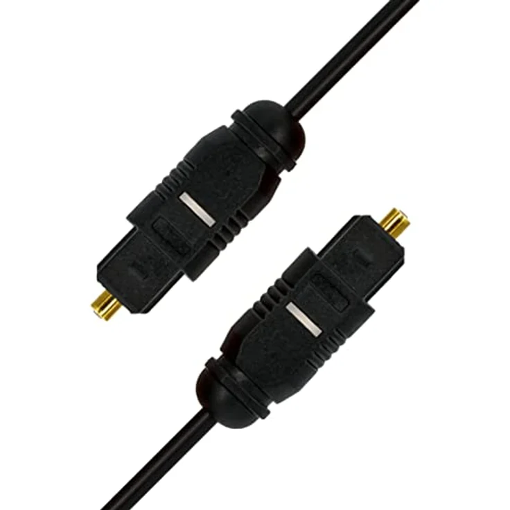 BIGtec 1m Toslink optisches Audio Kabel Lichtwellenleiter LWL 2,2mm – Bild 3