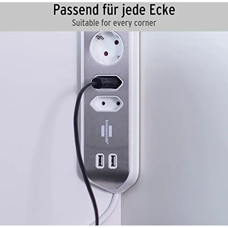 Brennenstuhl estilo Eckstedoleiste 6-fach weiß – Bild 5