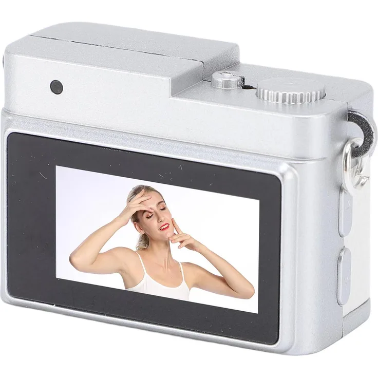 Lixada Kleine Schlüsselanhänger-Kamera 1080P 2MP mit 0,96-Zoll-Farbbildschirm, 32 GB Speicherkarte, 4 Filtern und LED-Blitz
