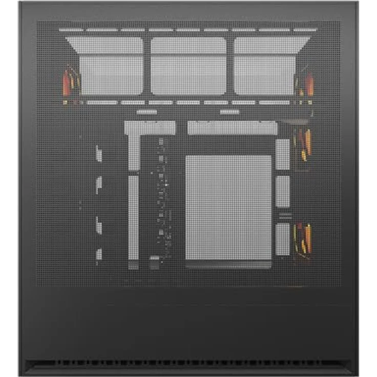 Cougar OmnyX Midi-Tower, ARGB, Schwarz, mATX/Mini-ITX/ATX, mit Omnidirectional Dynamic Flow System und zwei Glasfenstern – Bild 9