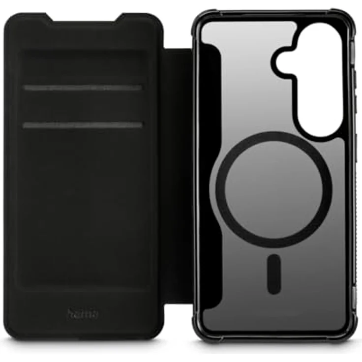 Hama Smartphone-Hülle Extreme Protect für Samsung Galaxy S26, klappbar, D3O Stoßschutz, Magnetverschluss, Schwarz, mit Kartenfächern – Bild 3