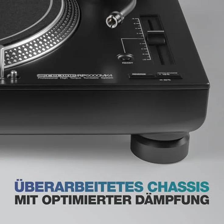 Reloop RP-5000 MK4, High-Torque Plattenspieler mit Direktantrieb und vibrationsreduzierendem Chassis – Bild 5