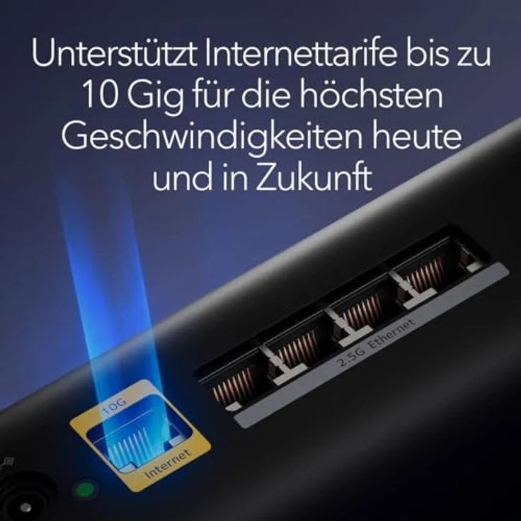 Netgear Orbi 870 Tri-Band WiFi 7-Mesh-Netzwerksystem (RBE873B) Router mit 2 Satelliten, bis zu 600 m² Abdeckung, 10-Gig-Internetanschluss, BE21000 (bis zu 21 GBit/s), schwarz – Bild 5