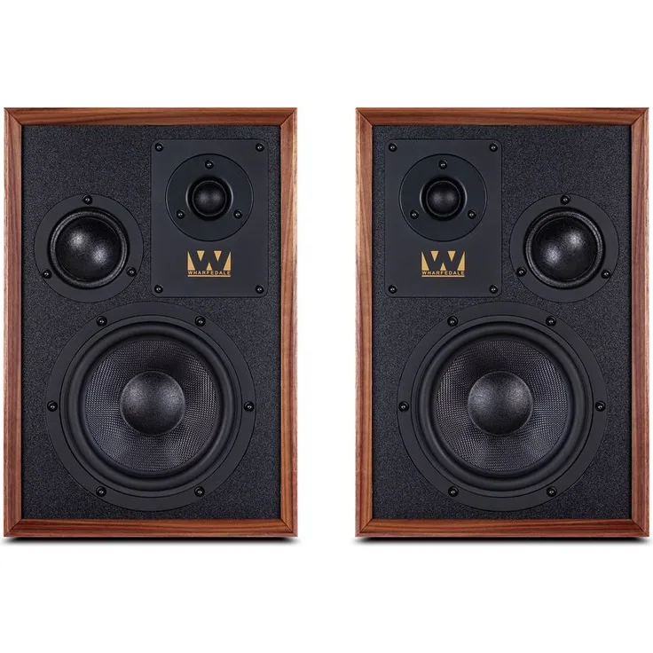 Wharfedale Super Denton Regallautsprecher, Wallnuss