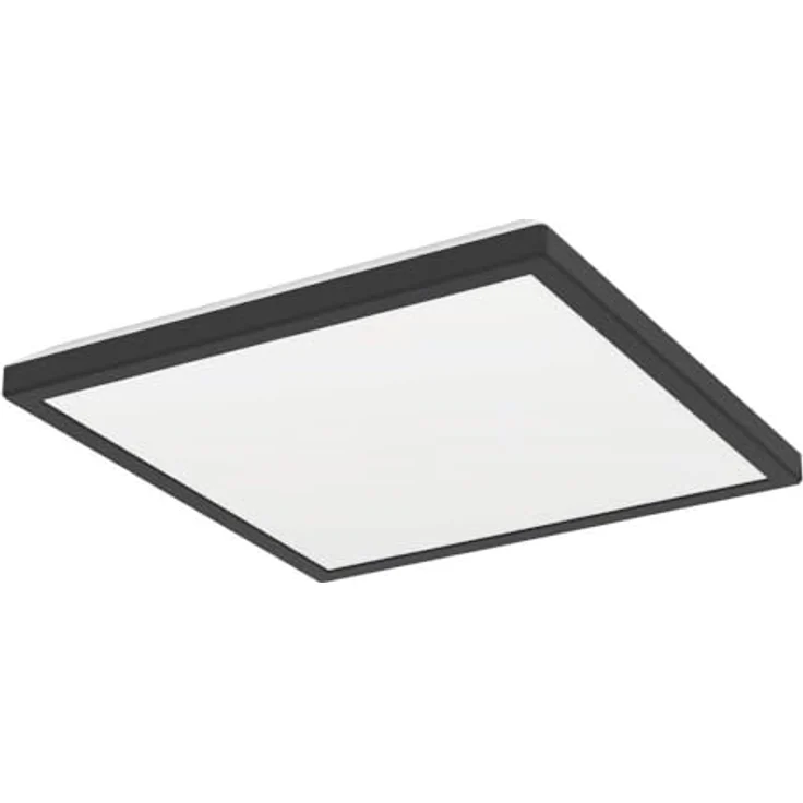 Eglo LED-Deckenleuchte Connect-Z Rovito-Z, smarte quadratische Deckenlampe in Schwarz, 29 cm, RGB, dimmbar, App-Steuerung via Bluetooth und ZigBee 3.0 – Bild 1